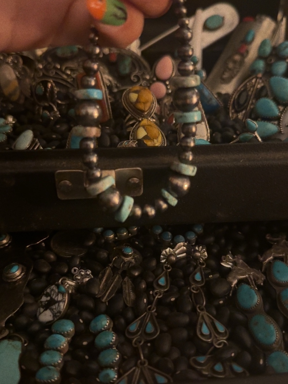 Turquoise and Sterling silver bracelet